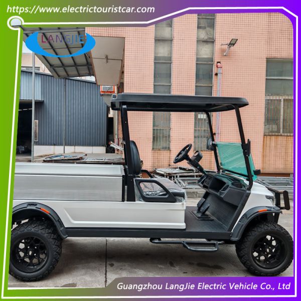 2 sièges chariot de bagages électrique 48V moteur à courant alternatif alimenté par batterie