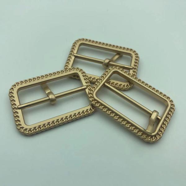 Golden 20mm 25mm Heavy Metal Belt Buckle Antioxident Surface