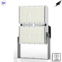 300W 145lm/W LED Stadium Flood Light 15° /45° Optionnel 2 Module Conception IP66 5 ans de garantie pour l'entrepôt