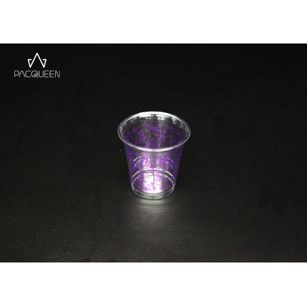 Crack Proof Plastic Milkshake Cups , Milkshake Takeaway Cups With Lids