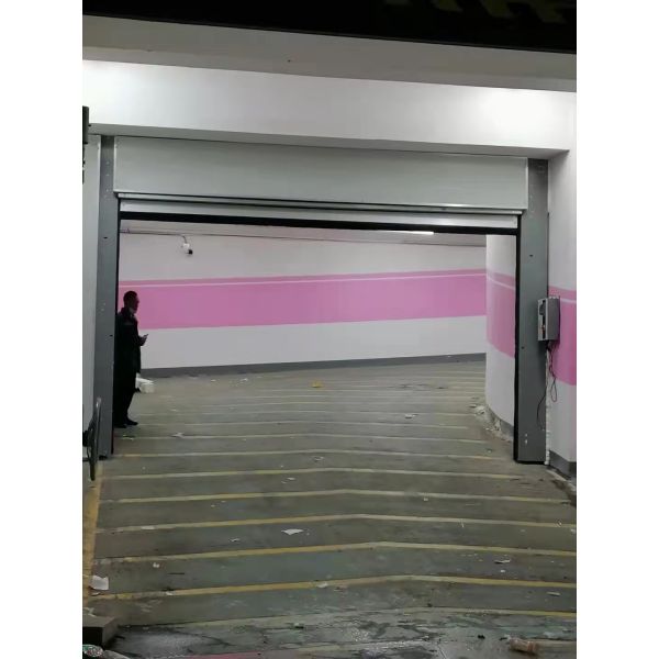 Spiral Aluminum Alloy Radar High Speed Roller Shutter Door For Warehouse