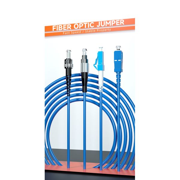 Single Mode ST/UPC-SC/UPC 3.0mm 1Core Fiber Optic Patch Cord for High Durability FTTH