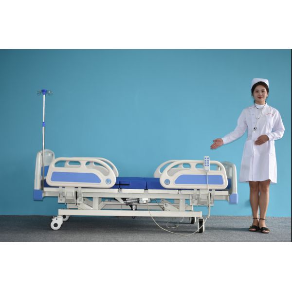 Трехфункциональный электрический кровать дистанционное управление с регулировкой спины 500 фунтов