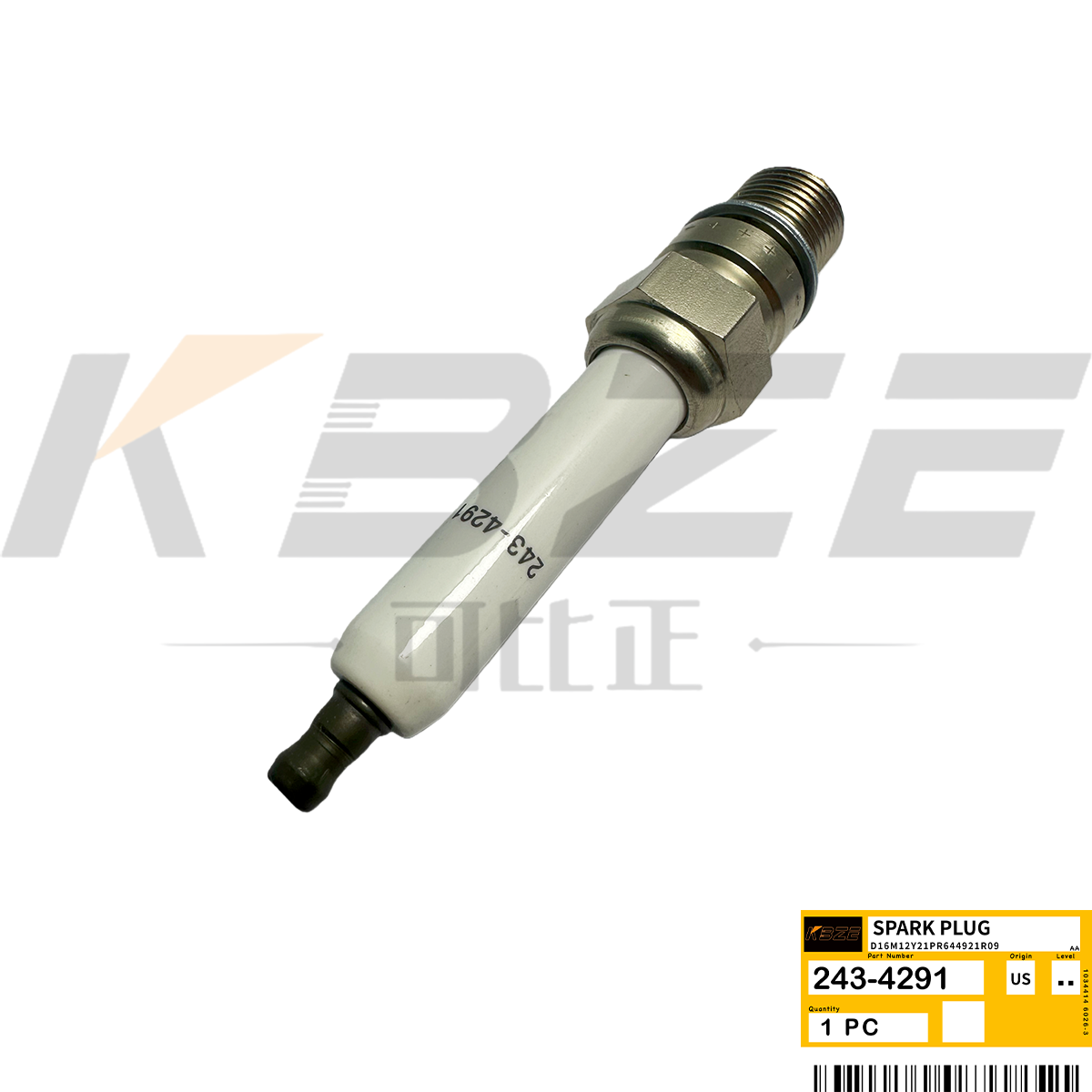 CATER G3520 G3606 G3608 GAS ENGINE 243-4291 2434291 SPARK PLUG KBZE BRAND