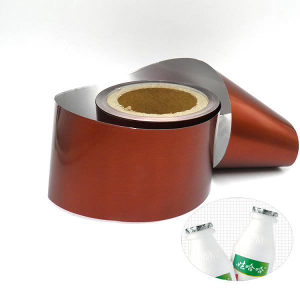 SGS ISO9001 Heat Seal Aluminum Foil Bottle Cap 200mm Thick For Milk Bottle