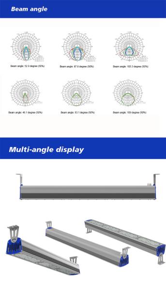 High Bay Lights Good Thermal Conductivity for Effective Heat Dissipation and SMD 2835/SMD 3030 Light Source