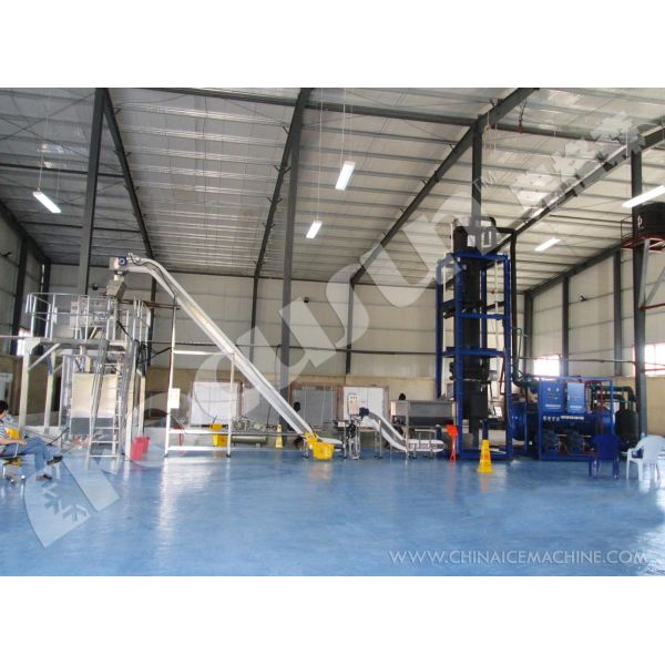 2200*2000*1800mm Tube Ice Maker with 20 Tons Daily Production and Long Service Life