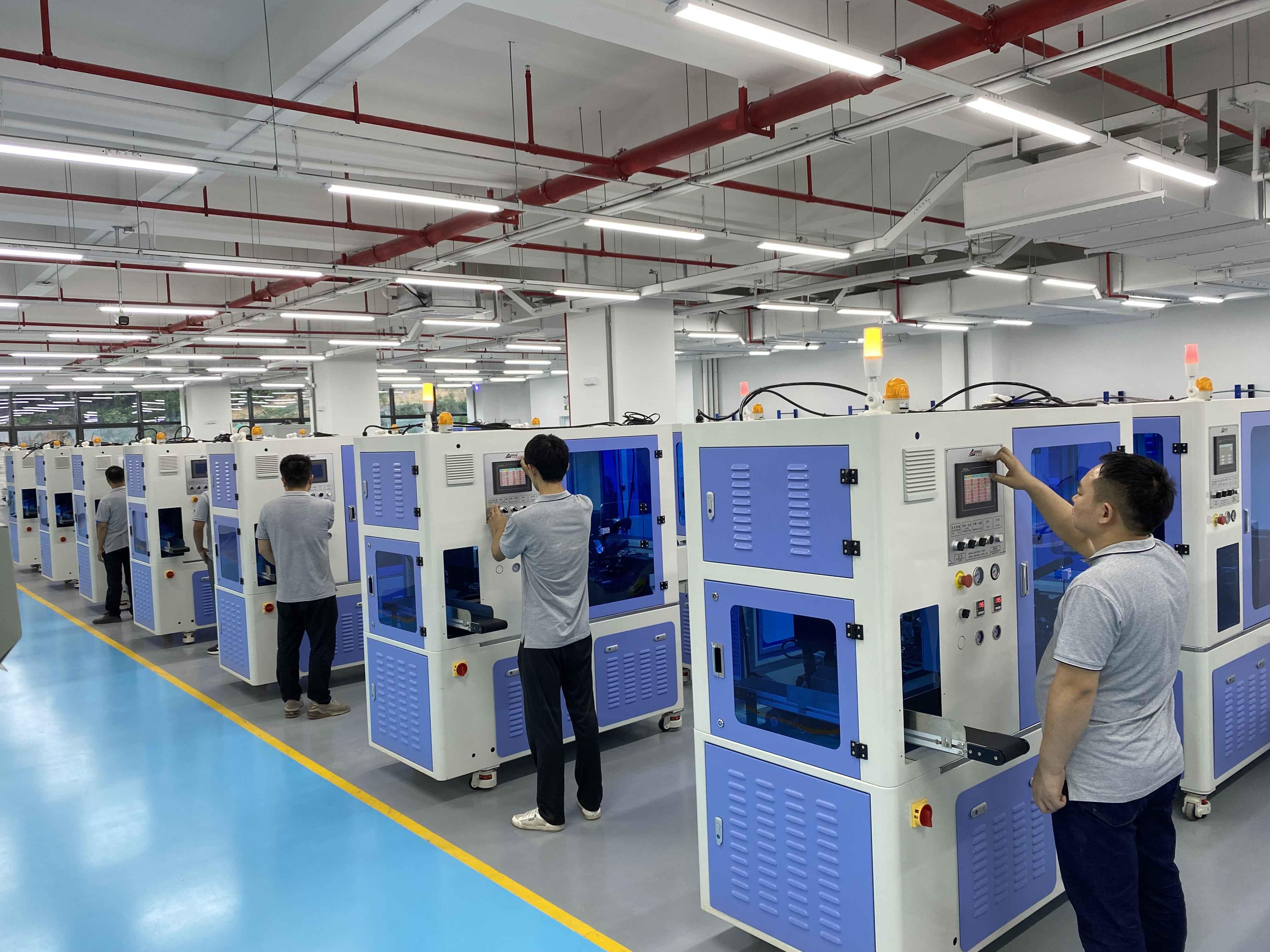 Fluorescent Color Pen Assembly Machine PLC Controlled with Intelligent Point Glue