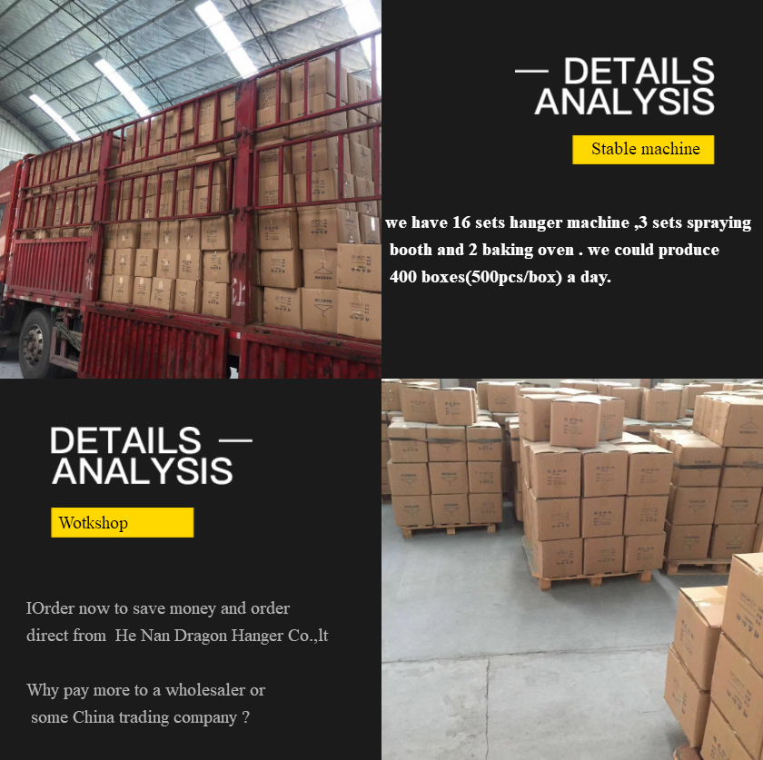 Hotsale16inch 1.9mm Steel Wire Suit Hanger for Dry Cleaner Wholesale Price