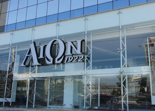 Shopping Mall Stainless Steel Curtain Wall Strong Earthquake Resistance Customized Color