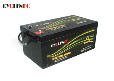 12v 200ah Li Ion Solar Battery , Solar Energy Storage Battery Bank Good Discharge Perormance
