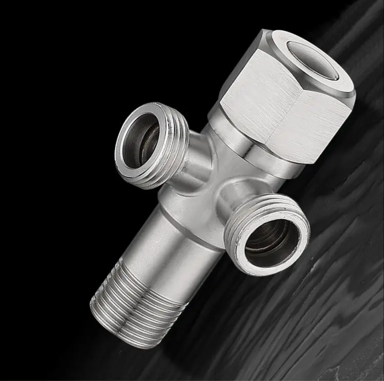 Cartucho de munição de ferro/brass montado na parede válvula de travagem de dois ângulos para banheiro