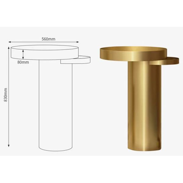 Bathroom 304 Stainless Steel Pedestal Sink Freestanding Splash Proof