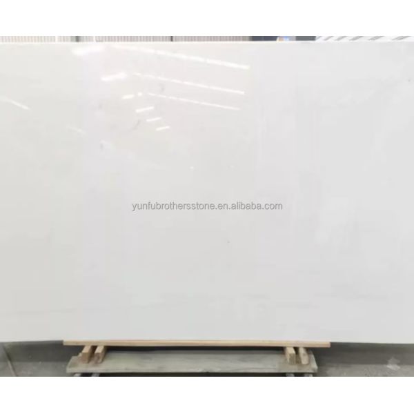 Customized Size Polished Italian White Marble Tile Top-Grade Stone for Hotel Floor