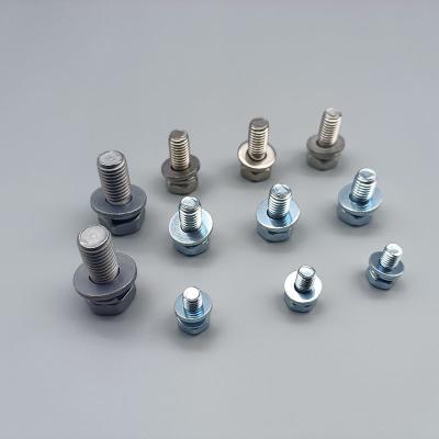 Industrial Cross Recessed M3-M8 Hex Bolt  Zinc Coated Washers