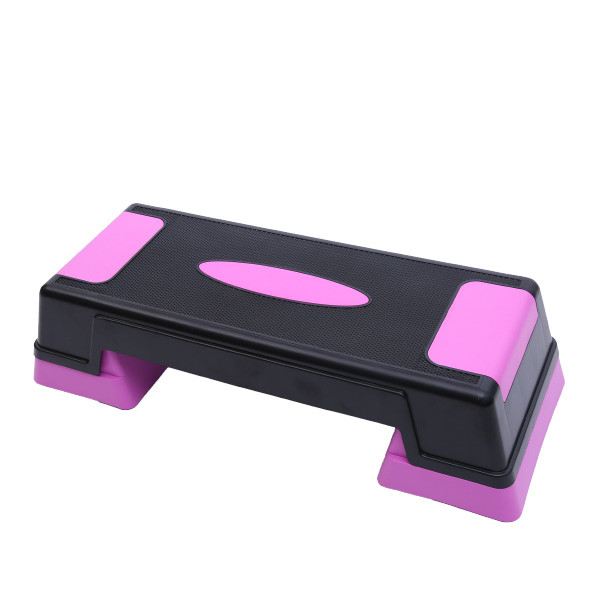L70×W28×H22cm PP Pink Gym Exercise Equipment Adjustable Aerobic Step platform