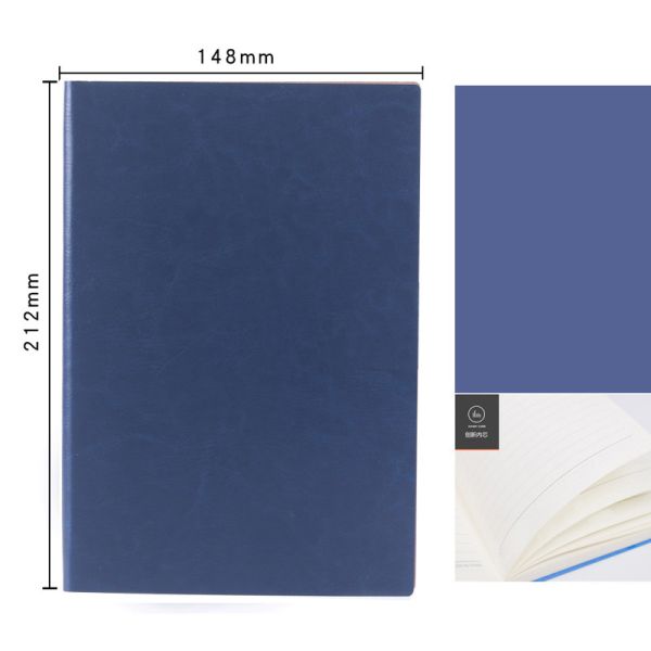 2022 Custom Logo Pu Leather Softcover Notebook Journal for Daily Weekly Monthly Planner