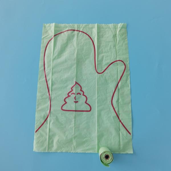 Custom Printed Corn Starch Dog Poop Bag Eco Friendly Dog Poo Bags Scented Compostable