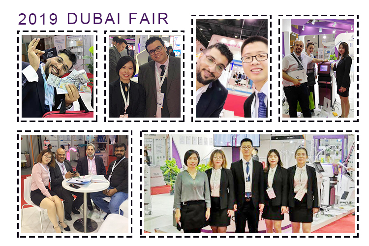 Вертикальные 3Д Хифу смотрят на поднимаясь машину, машину ультразвука высокой интенсивности сфокусированную