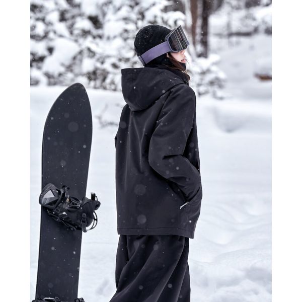 Custom OEM Couple 3L Waterproof Snowboard Ski Jacket Winter Warm Ski Sweatshirt