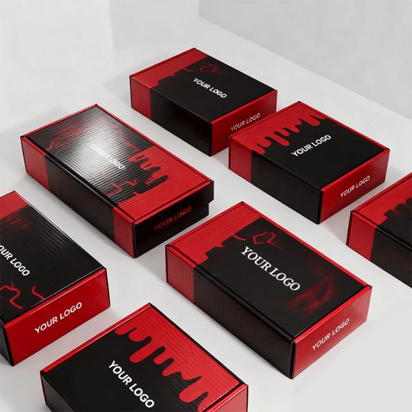 Custom Luxury Women Shoe Boxes With Logo Eco Postal Packaging Corrugated Board  For Shoes Or Clothes