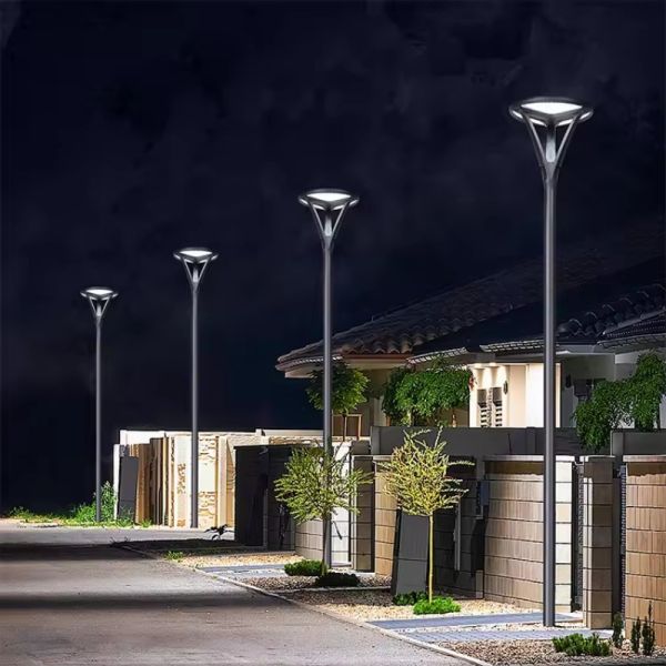 Bright LED Solar Garden Lights Outdoor Waterproof with Motion Sensor for Yard Patio Pathway