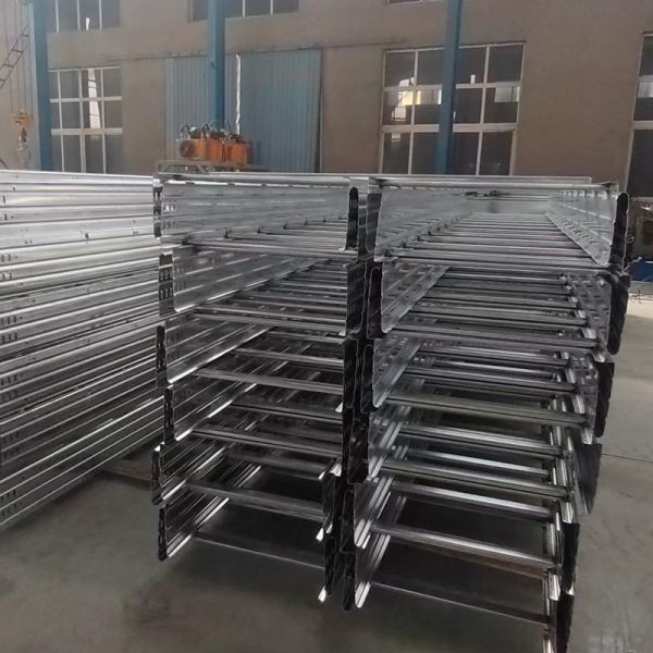 Wall Mounted Aluminum Ladder Cable Tray 3m 4m 5m 6m For Durable Cable Support
