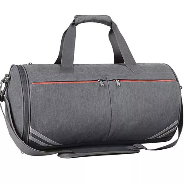 Sport Anti Theft Travel Bag Lightweight Gym Duffle Bag With Shoe Compartment Wet Pocket