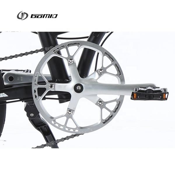 Custom Foldable Bicycle GOMID Aluminium Alloy Folding City Bike with 8 SPEED Gears SHIMANO Cassette and SCHWALBE Tire