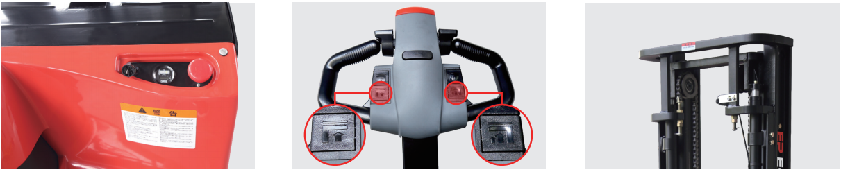 ES20-WA Empilage à entraînement électrique 2000 kg capacité de charge pour des opérations en entrepôt sans heurts
