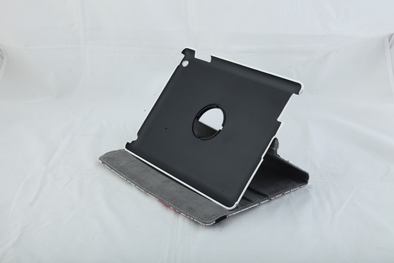 Rotating Leather Ipad Hard Shell Cover Against Scratches