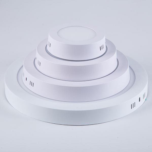 Flush Mount Round Panel Light 120lm/W, CCT 3000K/4000K/5000K/6000K, 3 CCT Adjustable, Triac Dimmable