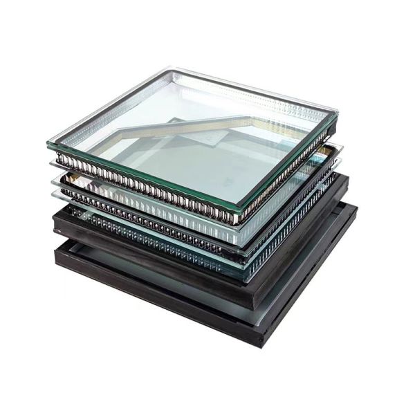 Insulated Low E Glass Panel Curved Double Glazed For Hotel Outdoor Decoration Bedroom