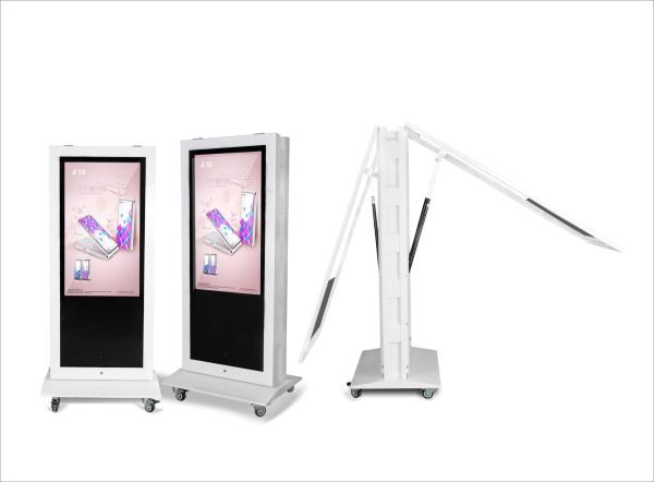 AC100-240V Digital Signage Outdoor Displays 49 Inch Ir Touch Advertising Poster