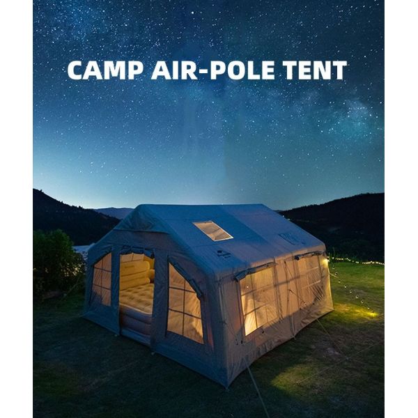 Customize Logo Inflatable Camping Tent Oxford Cloth Air Roof Tent