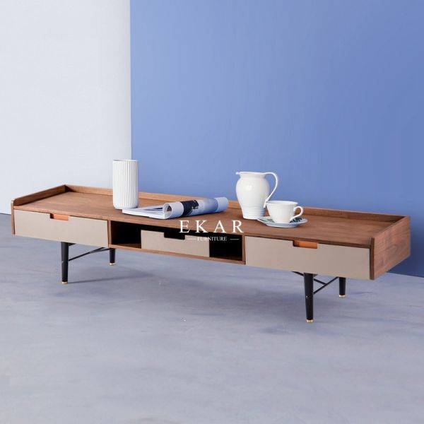 Latest Design Fashion Italian Metal Frame Modern Tv Stand