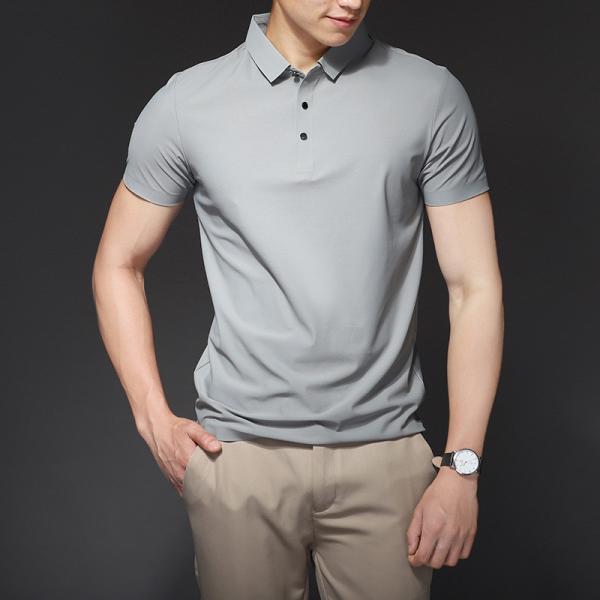 Summer Ice Silk Quick Dry Men's Sports Riding Polo Shirts Equestrian Tops