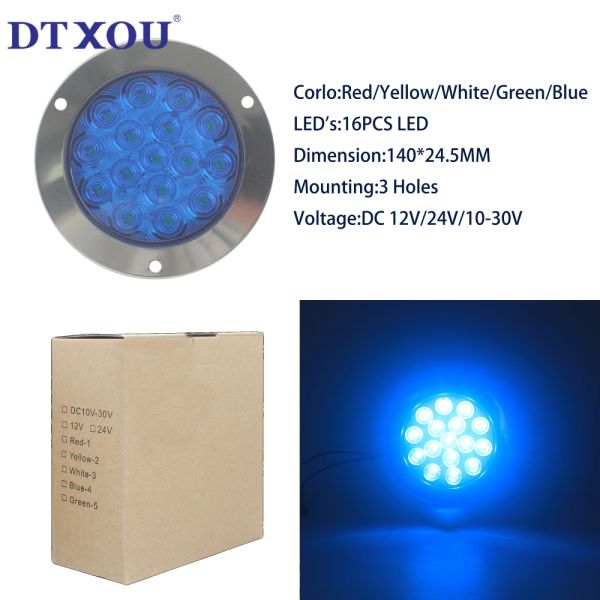 4 Inch round LED trailer light kit, led trailer lights china