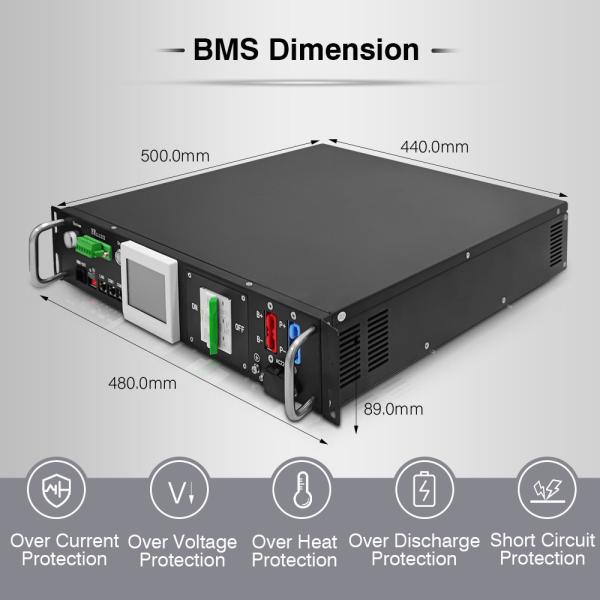 Gce 120s 384v 50a high voltage BMS(HV BMS) With Internal 3.5inch Display