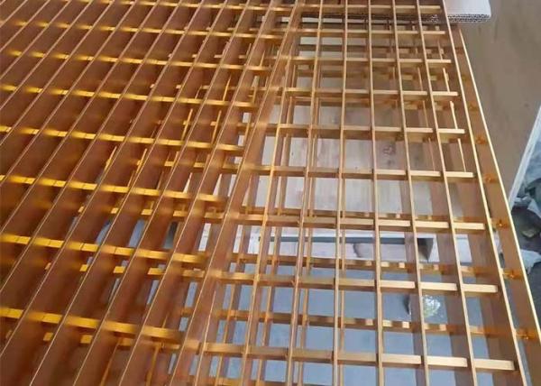 Metal Platform Plain Shape Aluminum Bar Grating 6063 Alloy