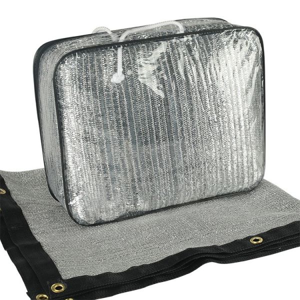 Customized Knitted 80% Aluminum Foil Shading Net for Car Parking HDPE Uv Resistant Shade Netting