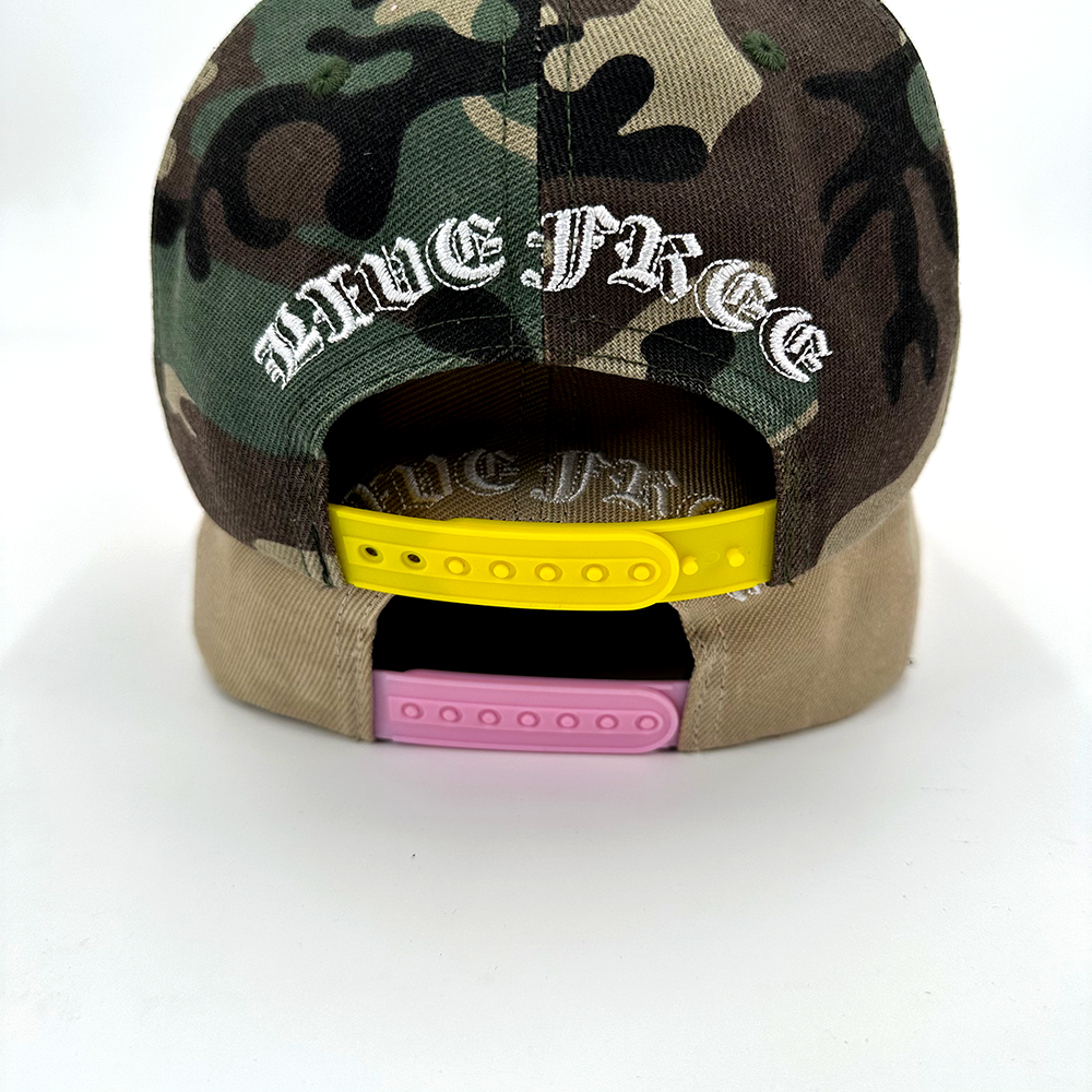 Embroidered Snapback Hat 3D Custom Logo Men Women Sports Baseball Flat Brim Adjustable Cap