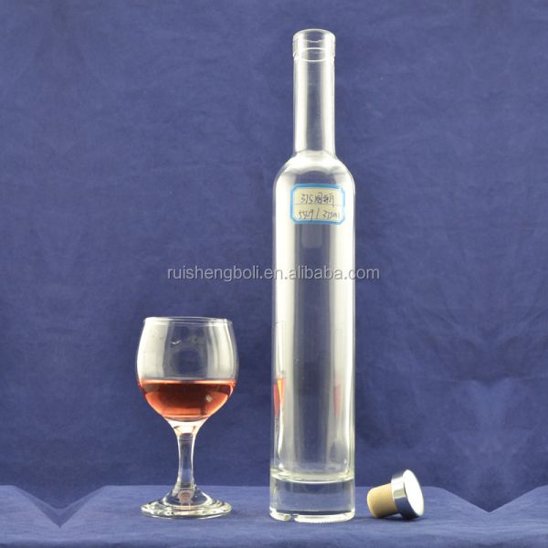 Apple Cider Glass Bottle 100ml 300ml with Decal Surface Handling and Cork Sealing Type