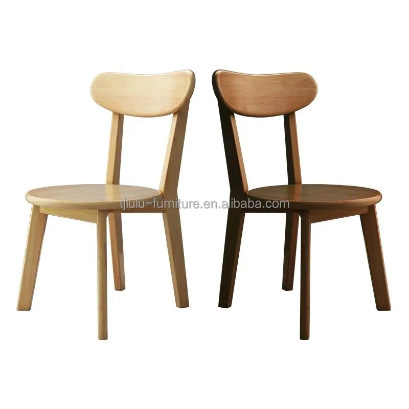 Customized Solid Wood Fast Food Cafe Restaurant Tables and Chairs with Rubber Wood Frame at Prices