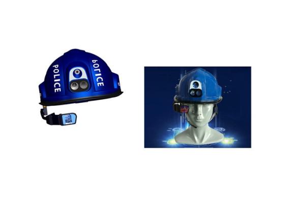 Thermal Imagery Safety Helmet Camera / Smart Temperature Measuring Helmet