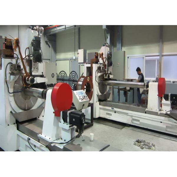 V Shaped Water Well Screen Welding Machine With 0.1MM - 20MM Slot