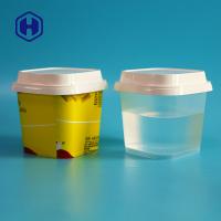 Cuvette jetable de tasse de paquet du yaourt pp IML de Forzen avec des couvercles