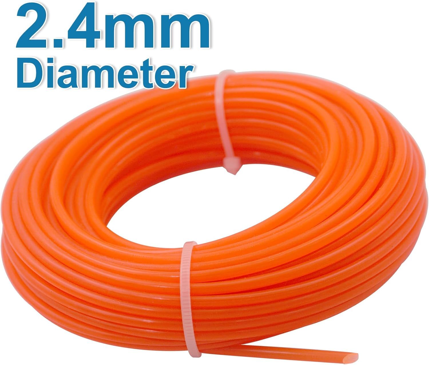 Heavy Duty String Trimmer Line 0.105 Inch Square 300 Foot Spool Copolymer Weed Eater Replacement