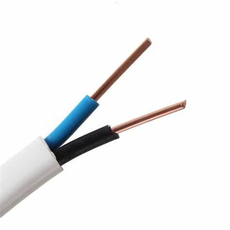 2 ou 3 núcleos 300/500V Cobre PVC Flat Cable Opção superior para cablagem doméstica de baixa tensão
