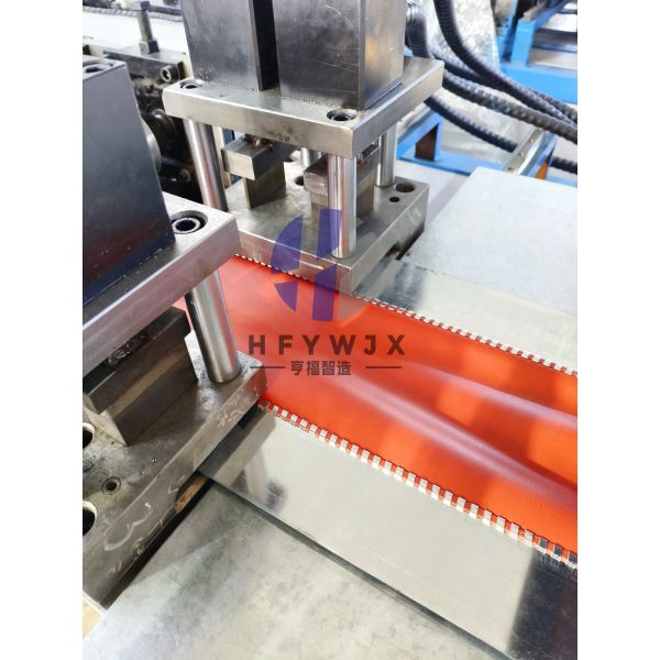 HVAC Ducts Flexible Connection Production Line High Speed PLC Controlled With 12 Stations